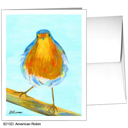 American Robin, Greeting Card (8210D)