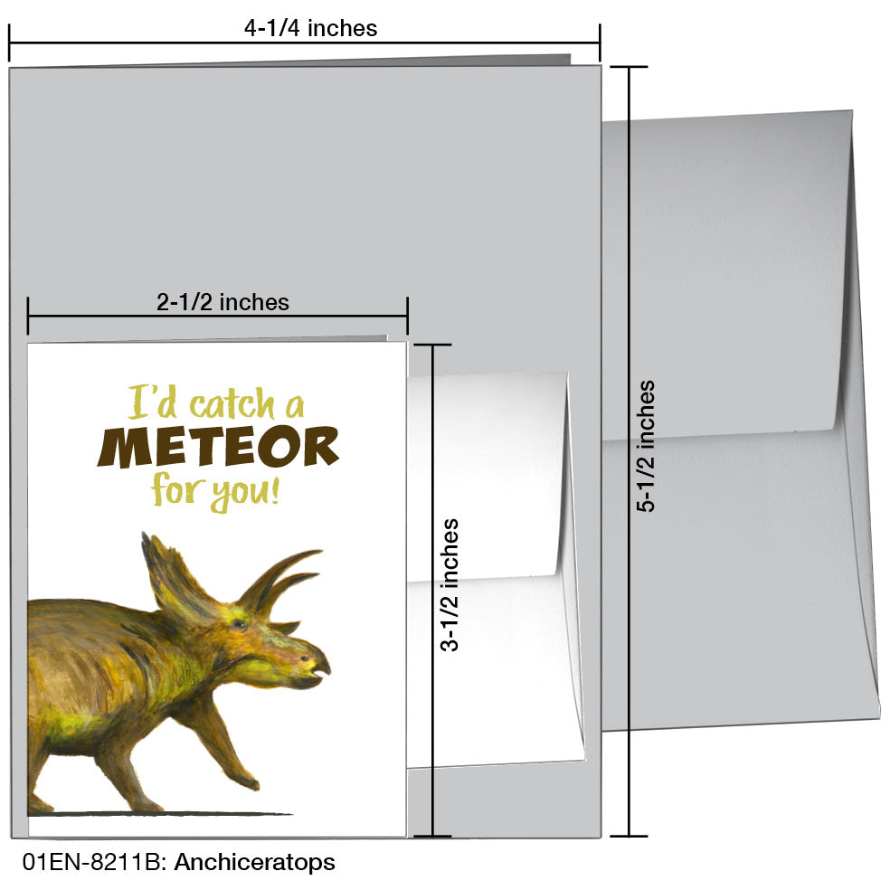 Anchiceratops, Greeting Card (8211B)
