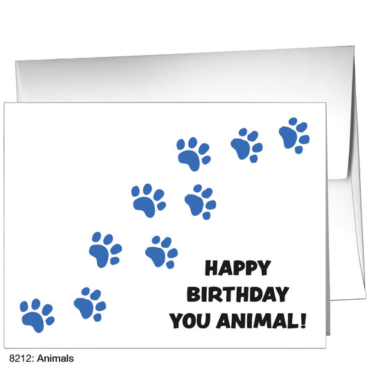 Animals, Greeting Card (8212)