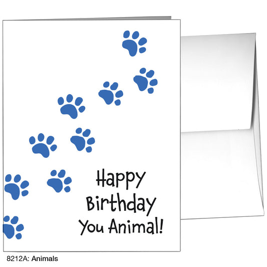 Animals, Greeting Card (8212A)