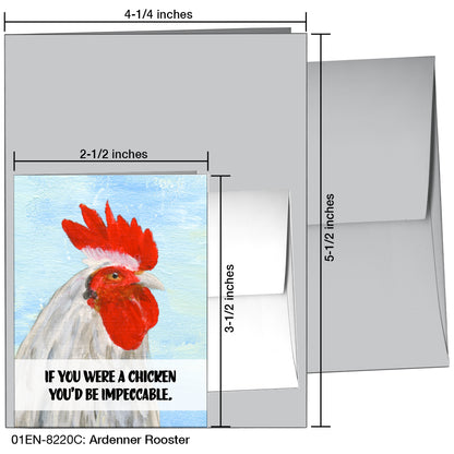 Ardenner Rooster, Greeting Card (8220C)
