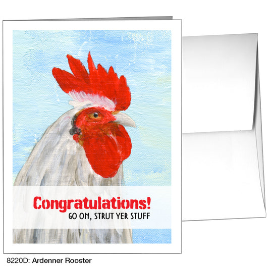 Ardenner Rooster, Greeting Card (8220D)