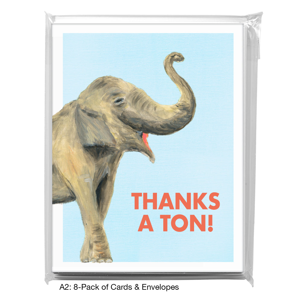 Asian Elephant, Greeting Card (8226DA)