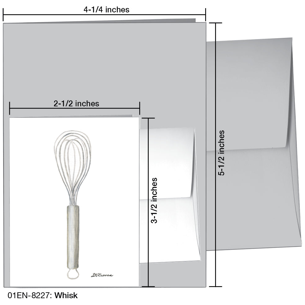 Whisk, Greeting Card (8227)