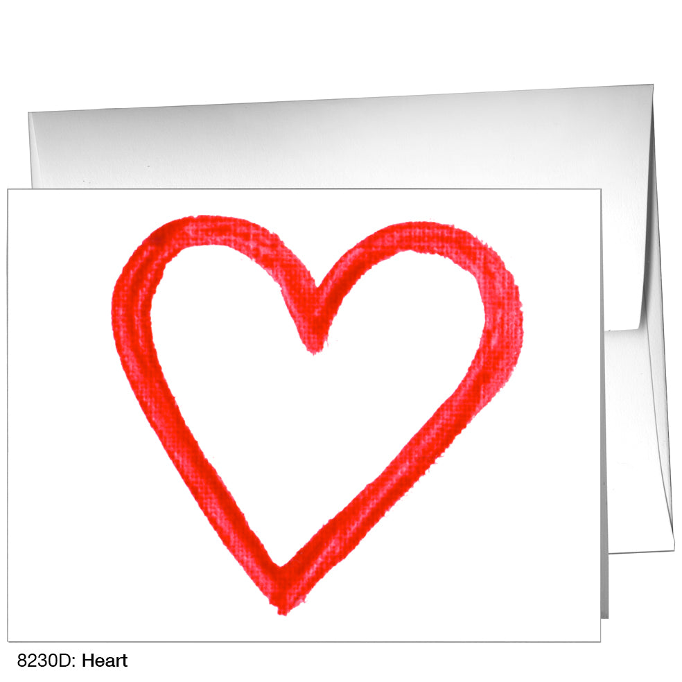 Heart, Greeting Card (8230D)