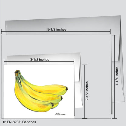 Bananas, Greeting Card (8237)