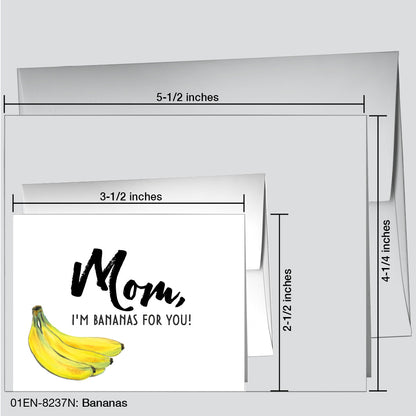 Bananas, Greeting Card (8237N)