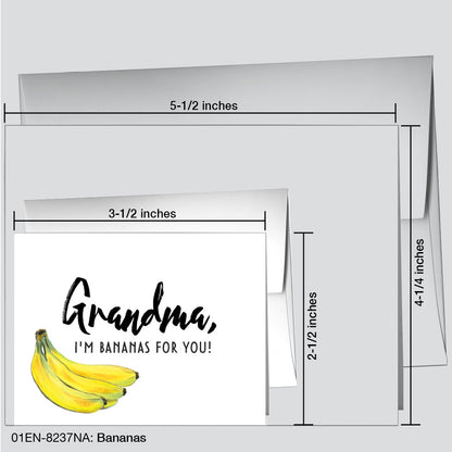 Bananas, Greeting Card (8237NA)