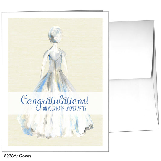 Gown, Greeting Card (8238A)
