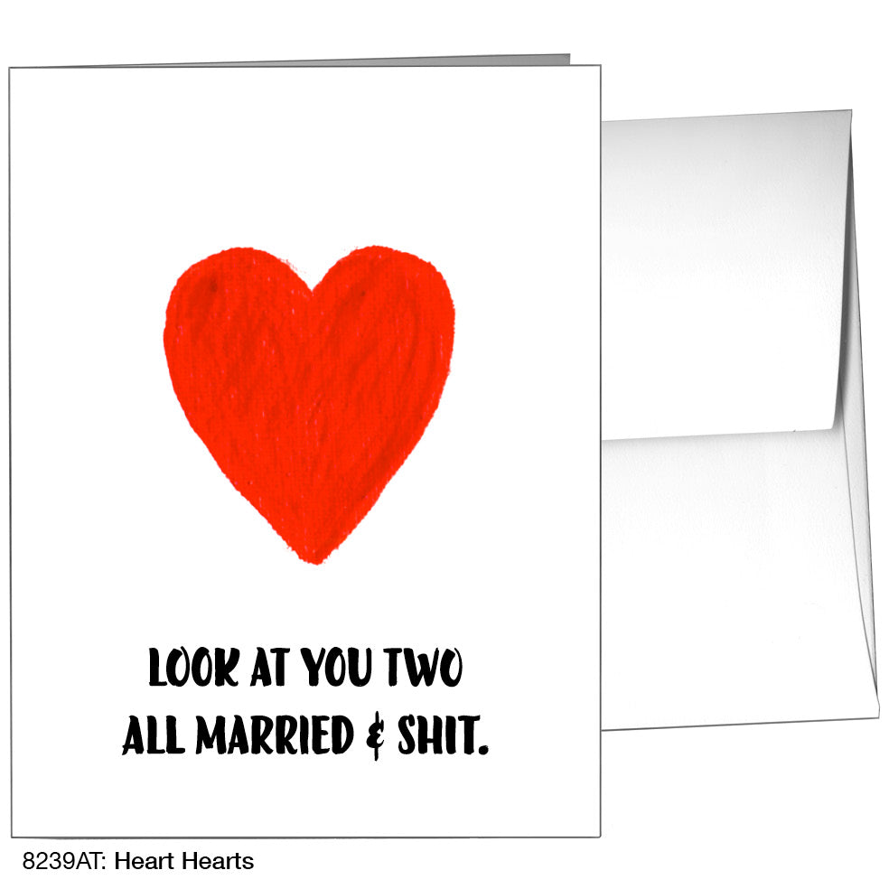 Heart Hearts, Greeting Card (8239AT)