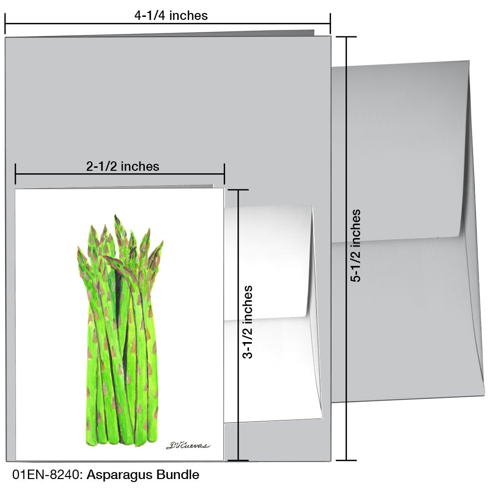 Asparagus Bundle, Greeting Card (8240)