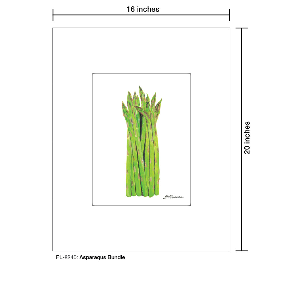 Asparagus Bundle, Print (#8240)