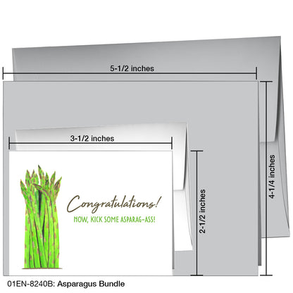 Asparagus Bundle, Greeting Card (8240B)