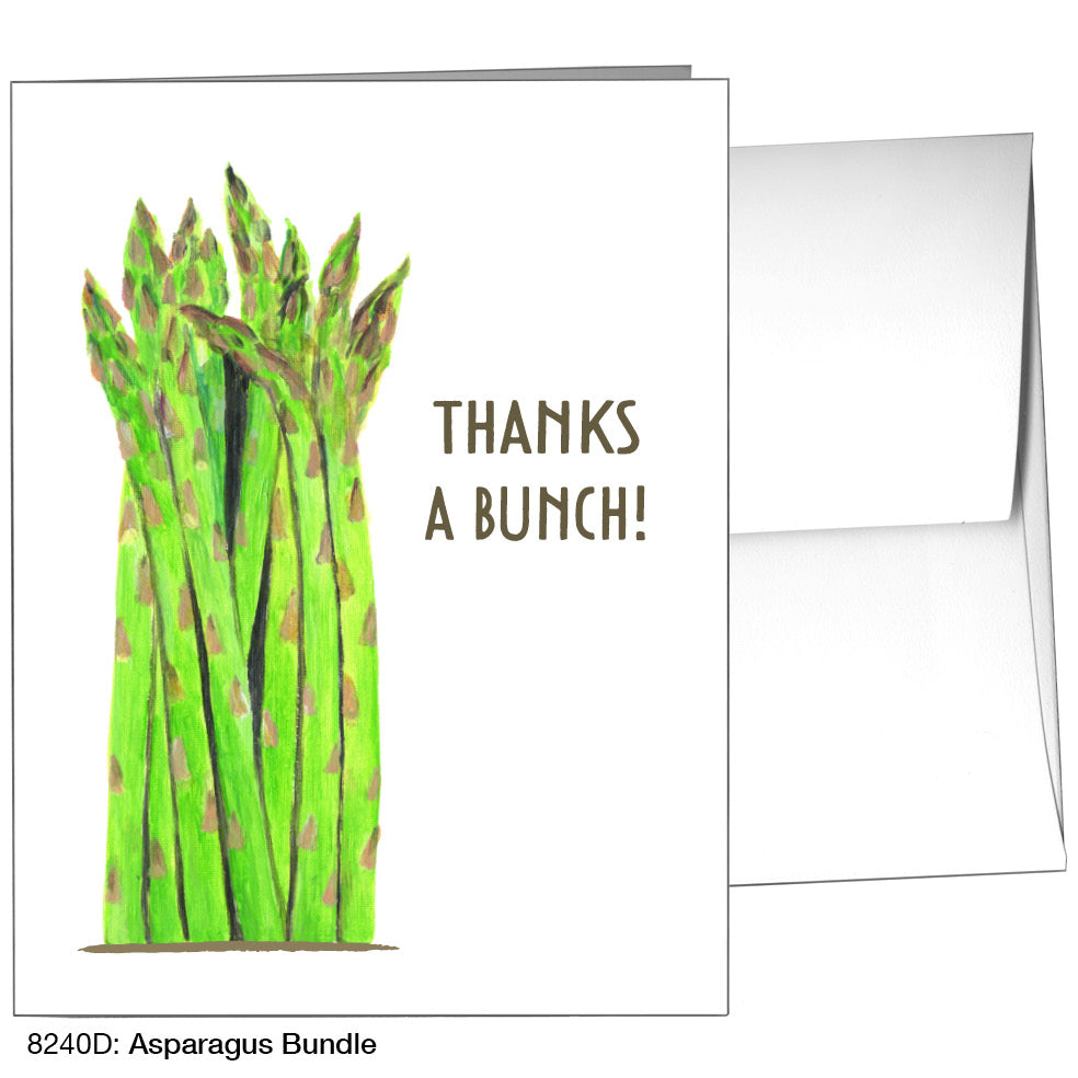 Asparagus Bundle, Greeting Card (8240D)