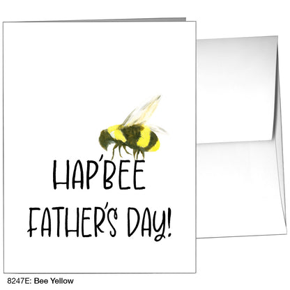 Bee Yellow, Greeting Card (8247E)
