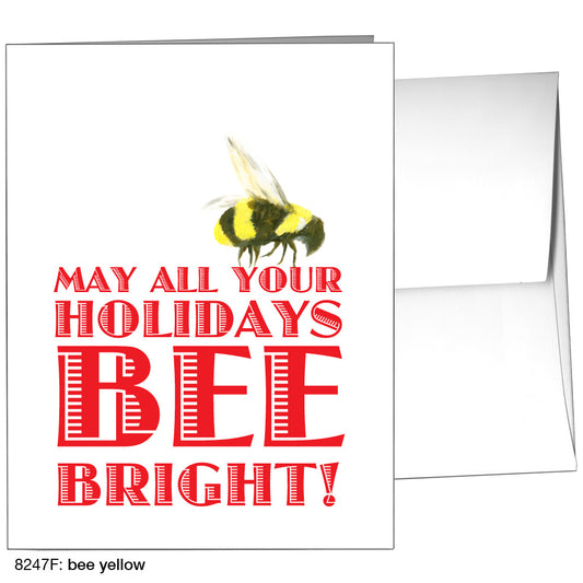 Bee Yellow, Greeting Card (8247F)