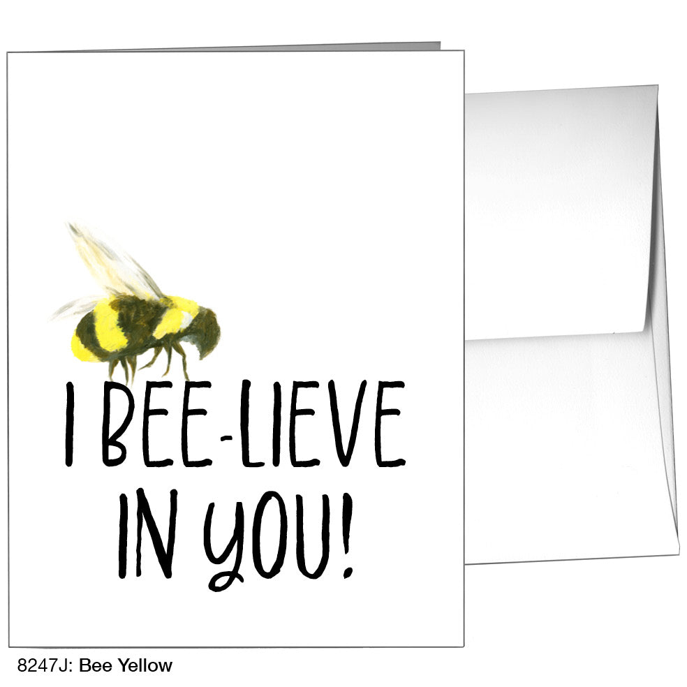Bee Yellow, Greeting Card (8247J)