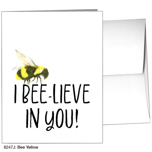 Bee Yellow, Greeting Card (8247J)