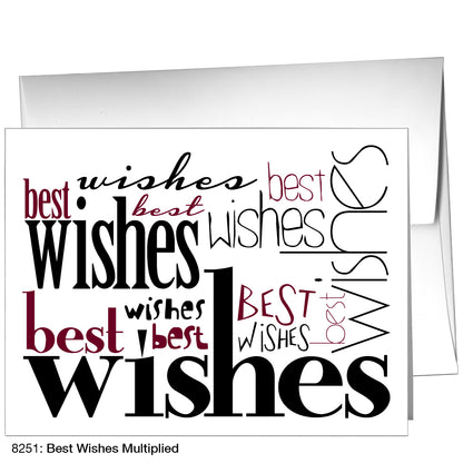 Best Wishes Multiplied, Greeting Card (8251)