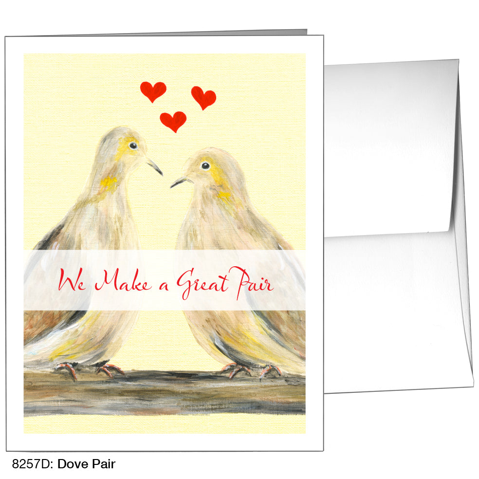 Dove Pair, Greeting Card (8257D)