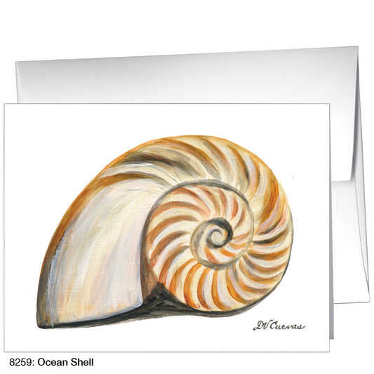Ocean Shell, Greeting Card (8259)