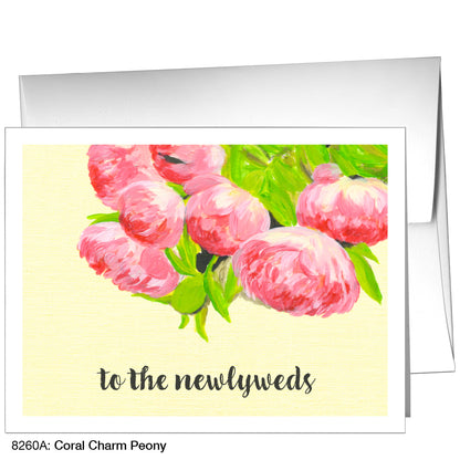 Coral Charm Peony, Greeting Card (8260A)