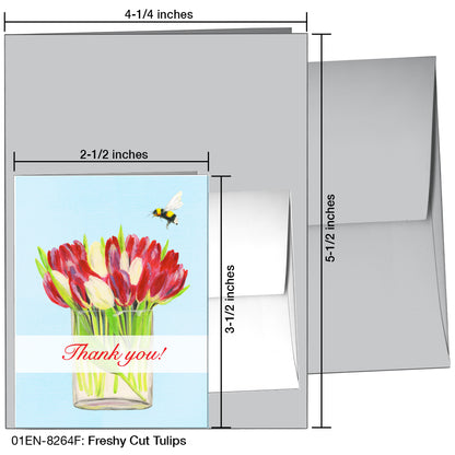 Freshly Cut Tulips, Greeting Card (8264F)