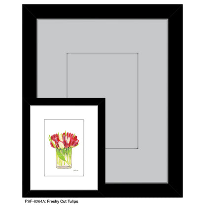 Freshly Cut Tulips, Print (#8264A)