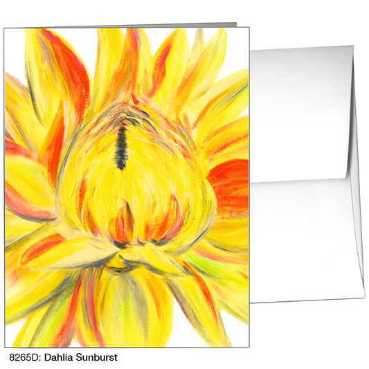 Dahlia Sunburst, Greeting Card (8265D)
