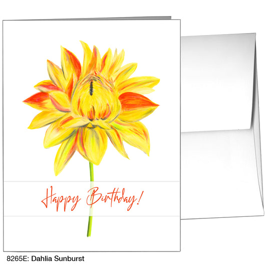 Dahlia Sunburst, Greeting Card (8265E)