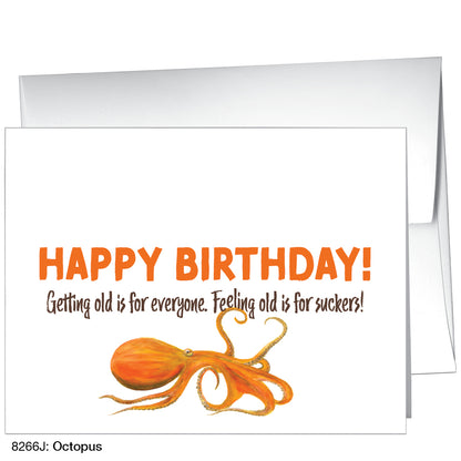 Octopus, Greeting Card (8266J)