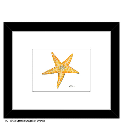 Starfish Shades Of Orange, Print (#8268)