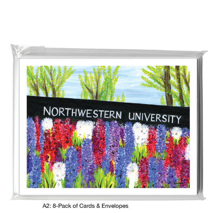 Northwestern University, Chicago, Greeting Card (8269)