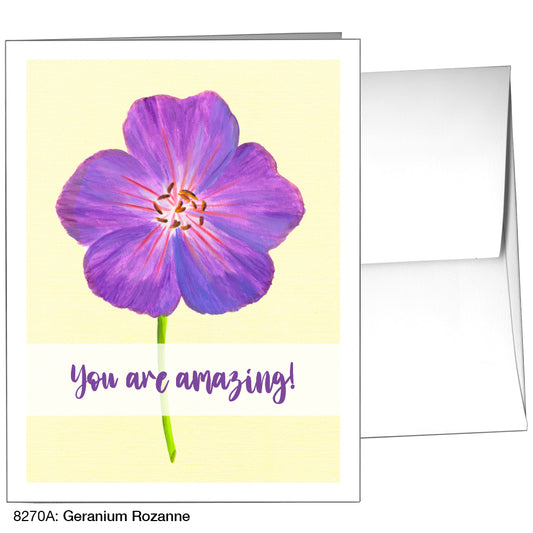 Geranium Rozanne, Greeting Card (8270A)