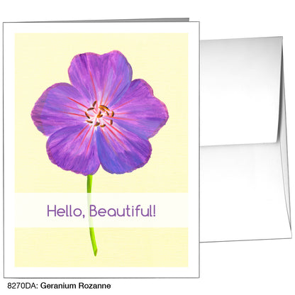 Geranium Rozanne, Greeting Card (8270DA)