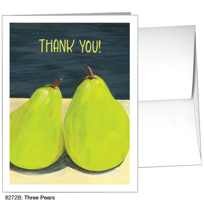 Three Pears, Greeting Card (8272B)