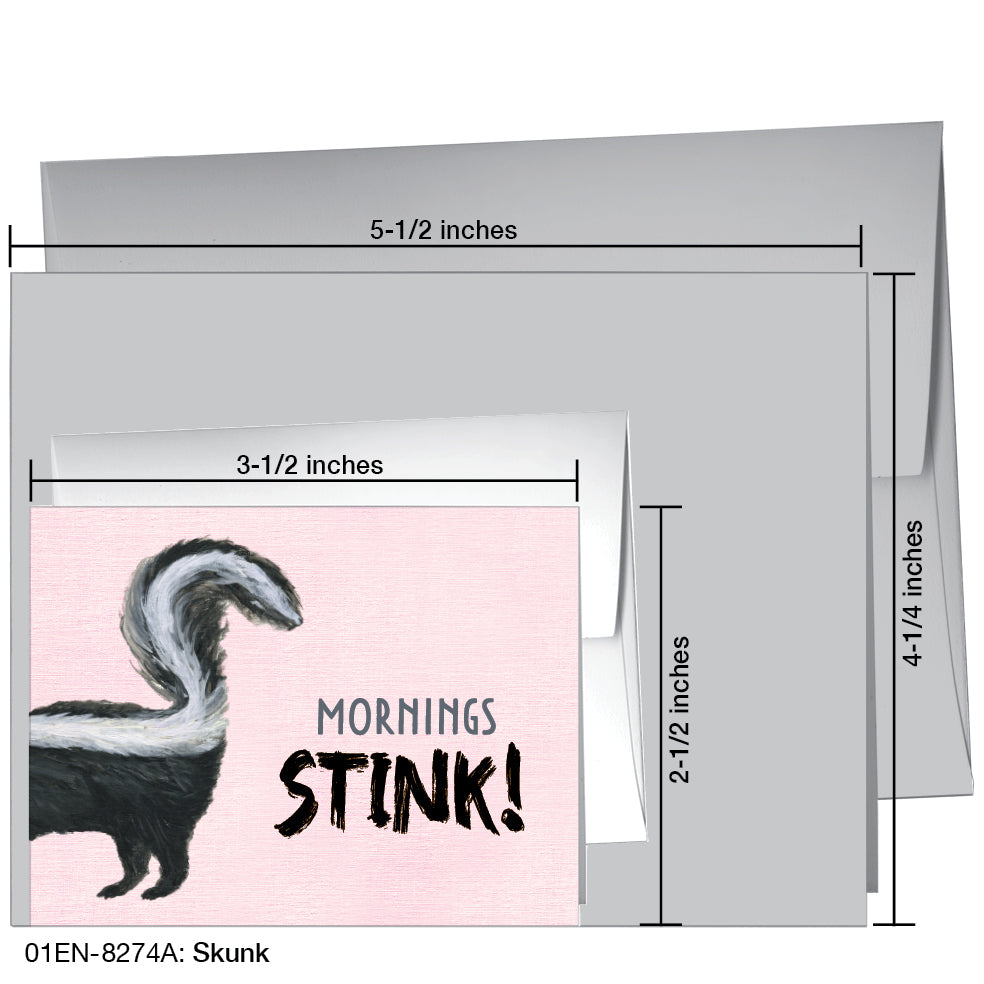 Skunk, Greeting Card (8274A)