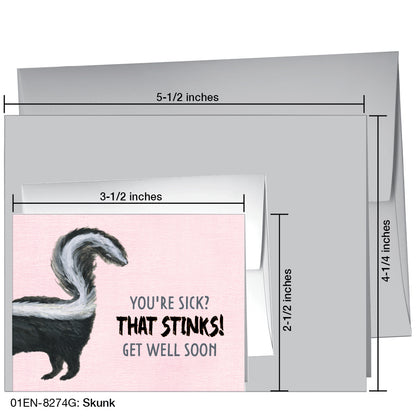 Skunk, Greeting Card (8274G)