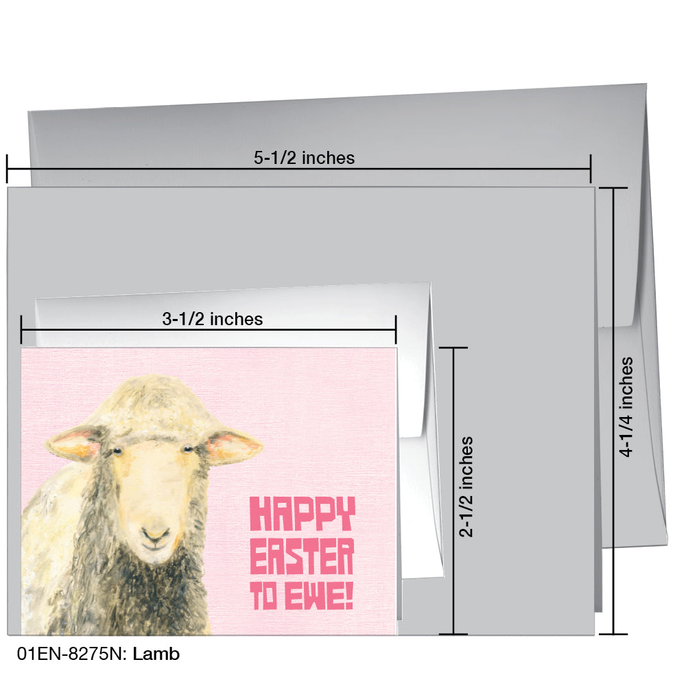 Lamb, Greeting Card (8275N)