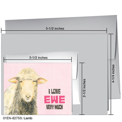 Lamb, Greeting Card (8275S)