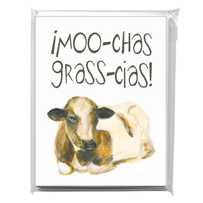 Cow At Rest, Greeting Card (8276A)