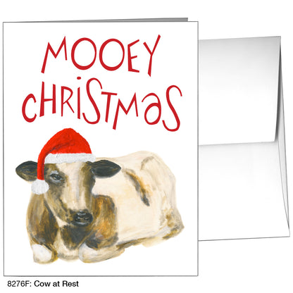 Cow At Rest, Greeting Card (8276F)