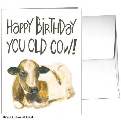 Cow At Rest, Greeting Card (8276Q)