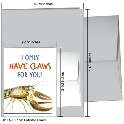Lobster Claws, Greeting Card (8277A)