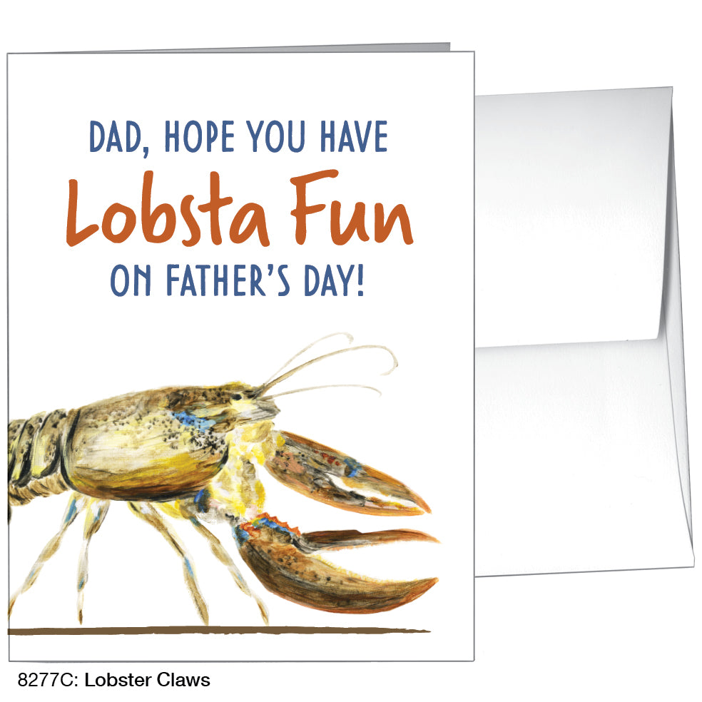 Lobster Claws, Greeting Card (8277C)