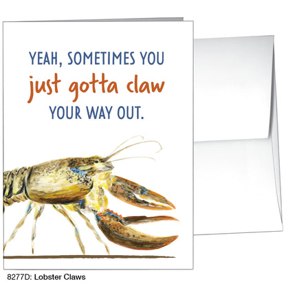 Lobster Claws, Greeting Card (8277D)