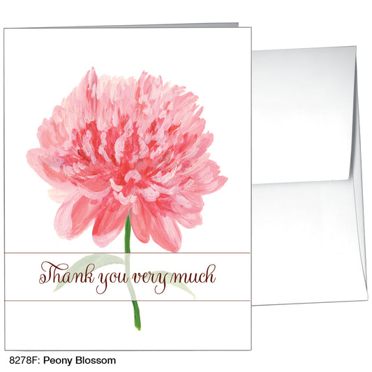 Peony Blossom, Greeting Card (8278F)