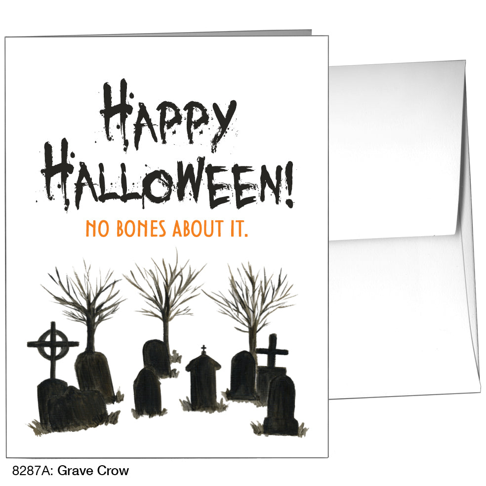 Grave Crow, Greeting Card (8287A)