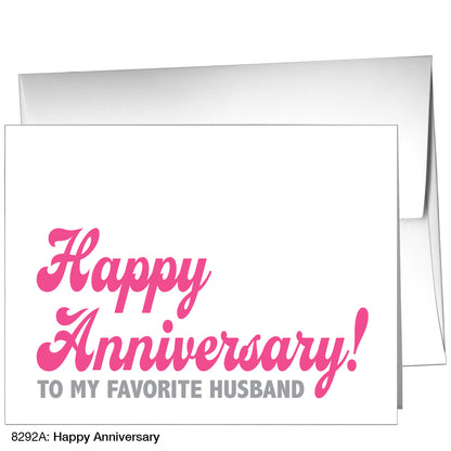 Happy Anniversary, Greeting Card (8292A)