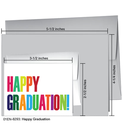 Happy Graduation, Greeting Card (8293)